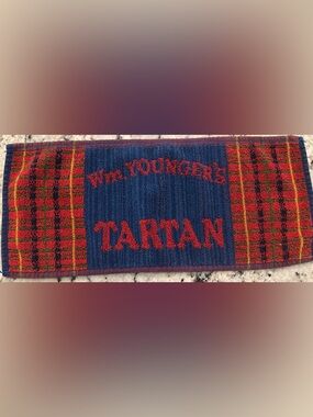 Vintage Wm Younger’s Tartan Bar Towel